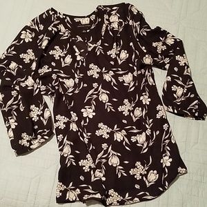 SALE Adrienne Vittadini floral blouse